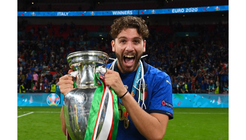 Locatelli's Italy Match-Issued Signed Shirt, UEFA EURO Final 2020 