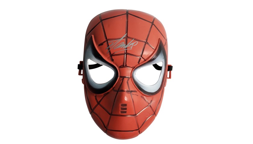 Stan Lee Spiderman Mask with Digital Signature