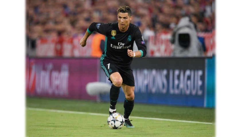 Ronaldo's Real Madrid Match Signed Shirt, UCL 2017/18
