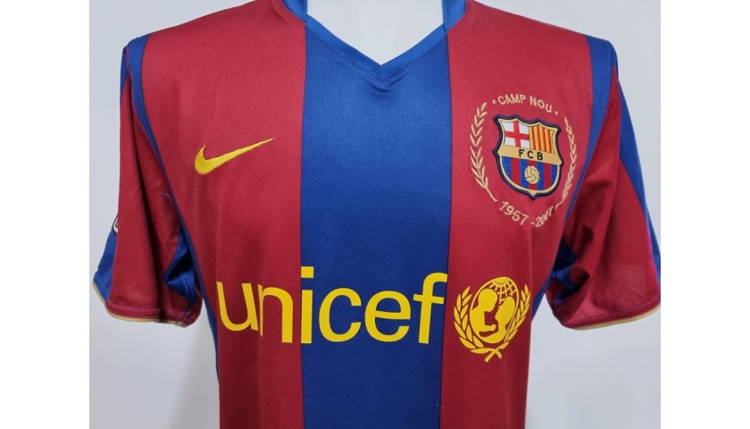 Lionel Messi Signed and Personally Dedicated FC Barcelona Shirt -  CharityStars