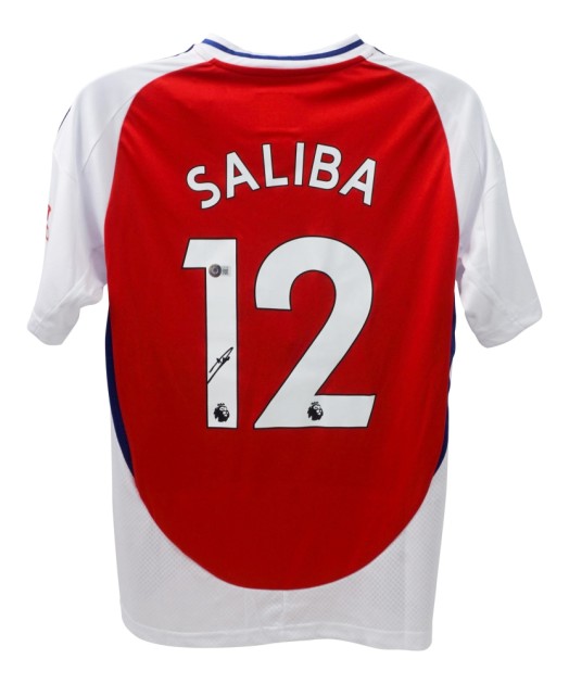 Maglia Replica firmata di William Saliba per l'Arsenal FC 2024/25