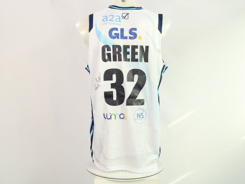 Green's Signed Match-Worn Kit, Napoli Basket vs Venezia 2024