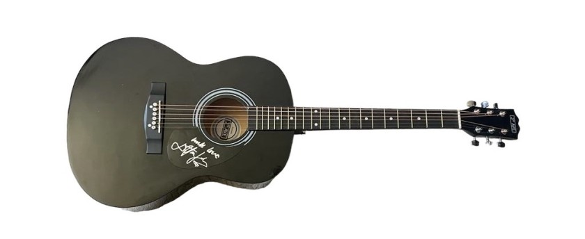 Elton John Signed Acoustic Guitar