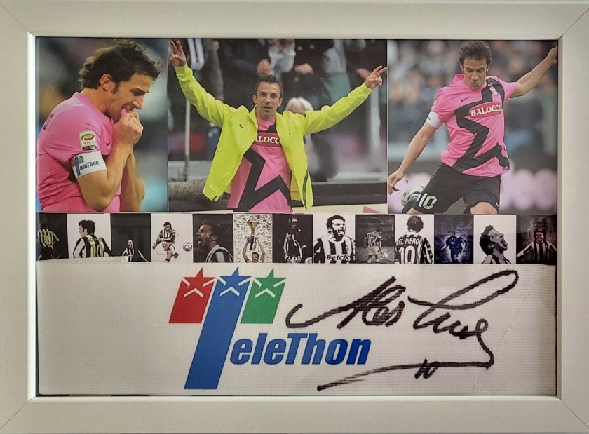 Fascia Capitano Alessandro Del Piero, Juventus 2011/12 - Autografata