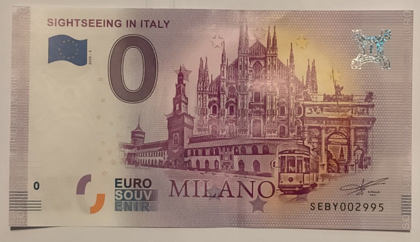 Banconota Zero Euro - Duomo di Milano - CharityStars