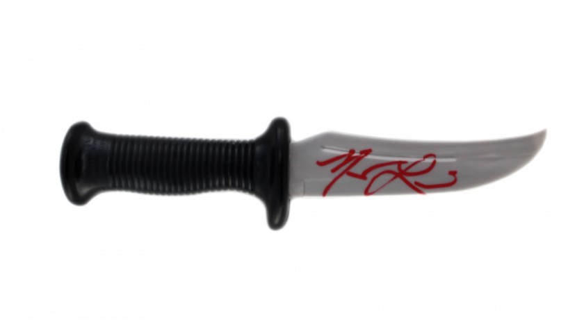 Matthew Lillard Signed Scream Plastic Prop Knife