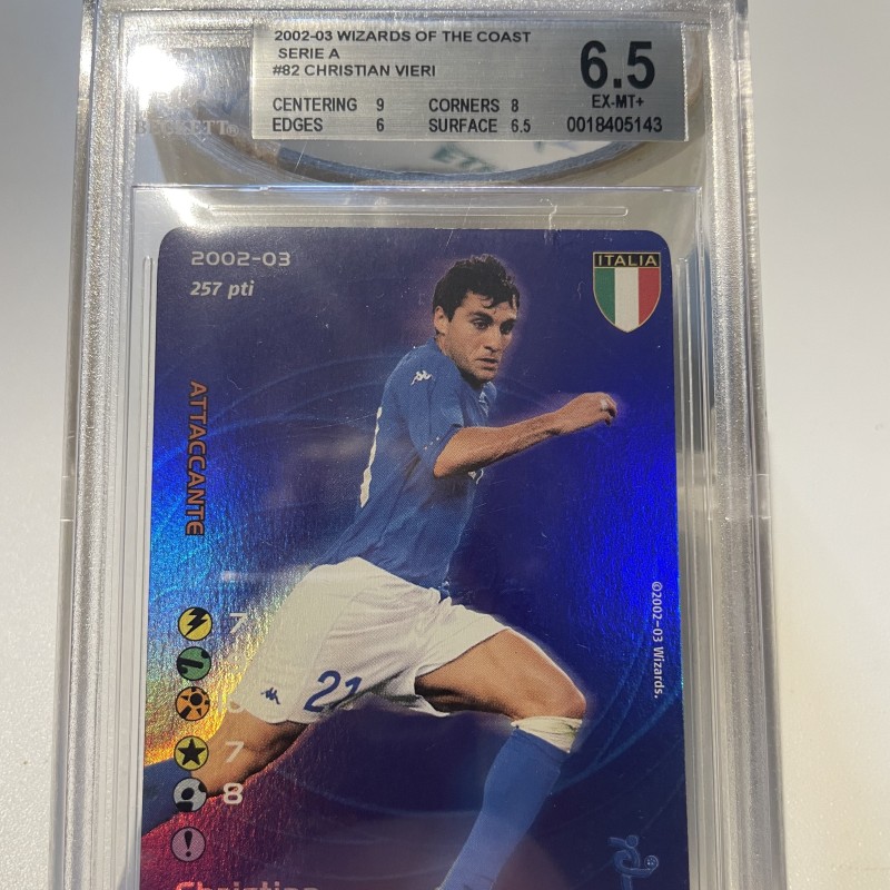 Wizard of the Coast 2002/03 - Christian Vieri #82 Foil - Football Champions