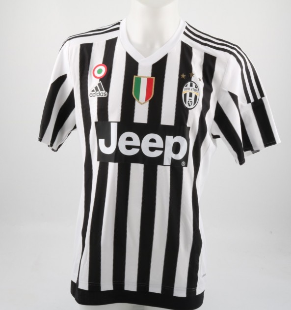 Morata Juventus shirt, issued/worn Tim Cup 2015/2016