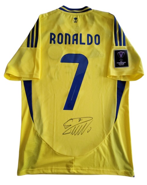 Cristiano Ronaldo's Al Nassr Signed Official Shirt, 2024