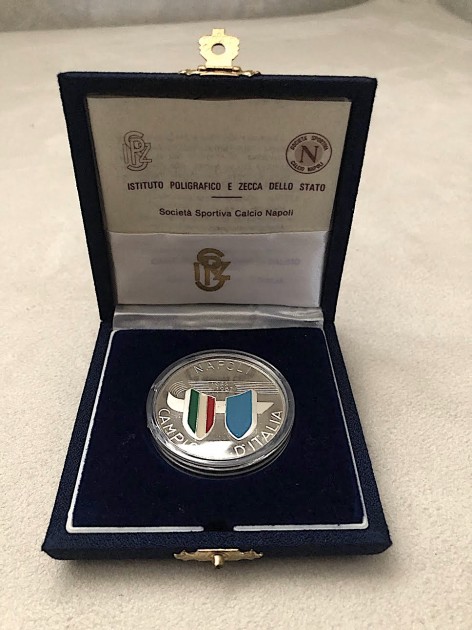 Official Napoli Scudetto Medal, 1986/87 - CharityStars