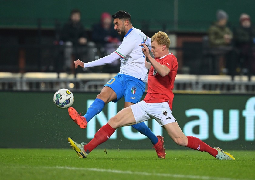 Grifo's Match Shirt, Austria vs Italy 2022