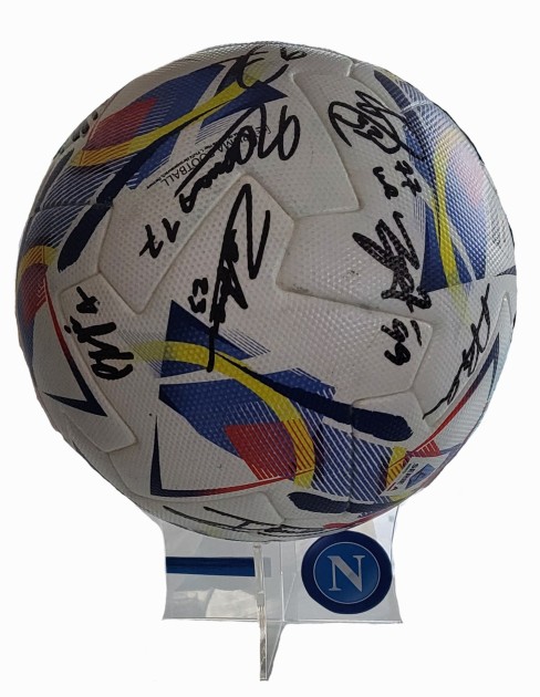 Napoli's Serie A Match-Ball, 2024/25 - Signed by Conte and the Team