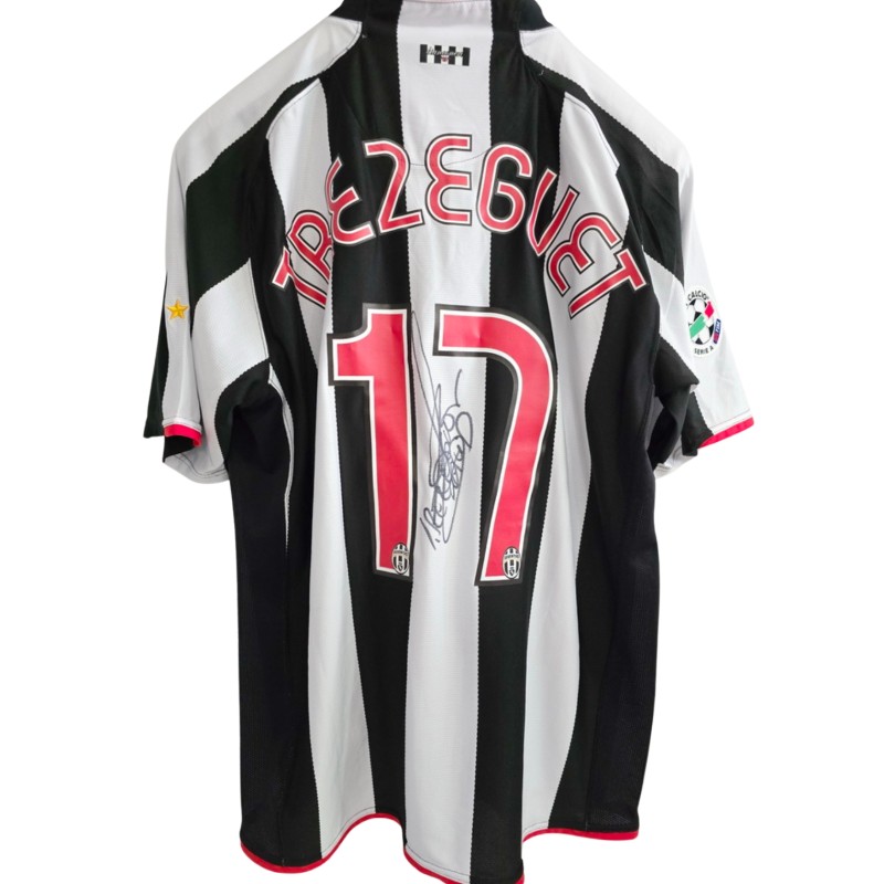 Trezeguet's Juventus Signed Official Shirt, 2007/08