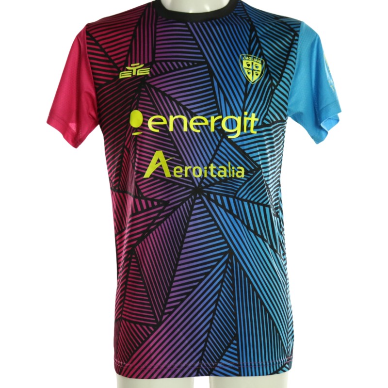 Liteta's Cagliari Signed Pre-Match Unwashed Shirt, 2025/26