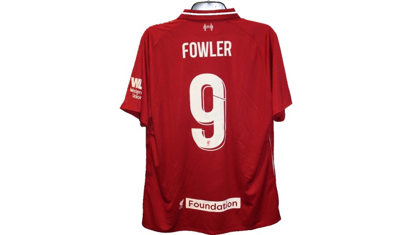 Fowler's Liverpool Legends Game Worn and Signed Shirt