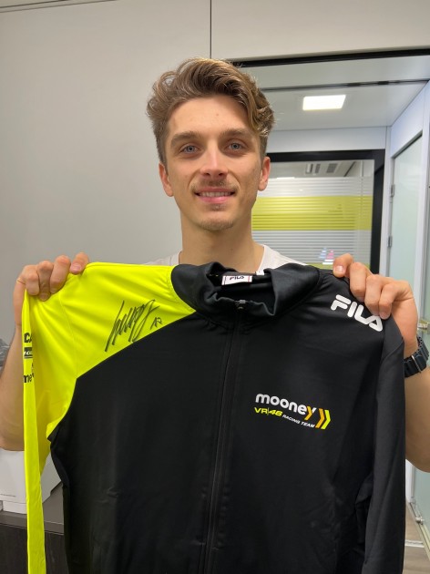 Official Mooney VR46 Racing Team Sweatshirt, Signed by MotoGP™ Riders Luca Marini and Marco Bezzecchi