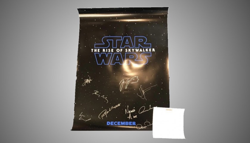 Star Wars Poster Signed by the Cast 