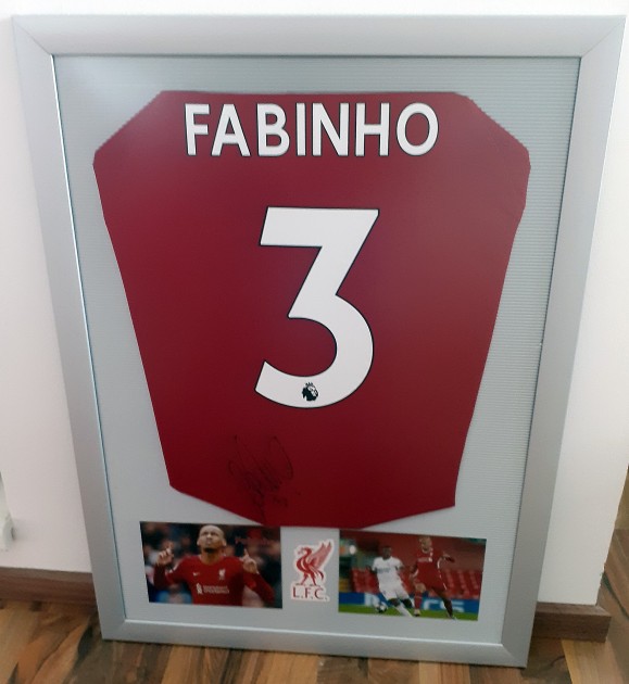 Framed store liverpool shirt