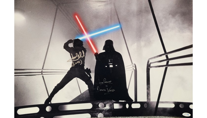 Mark Hamill & David Prowse “Star Wars” Signed Photo