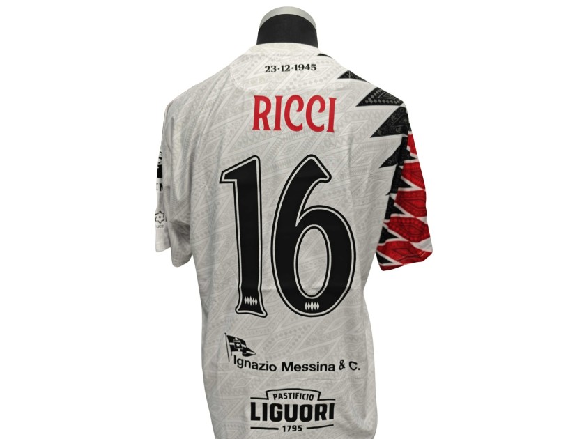 Ricci's Comemmorative Match-Worn Shirt + Shorts, Latina vs Sorrento 2026 - 80th Anniversary with RF78 Patch