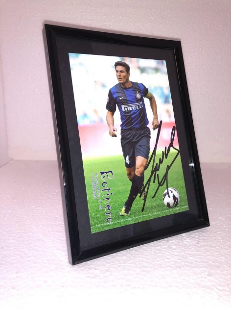 Javier Zanetti Signed Photograph