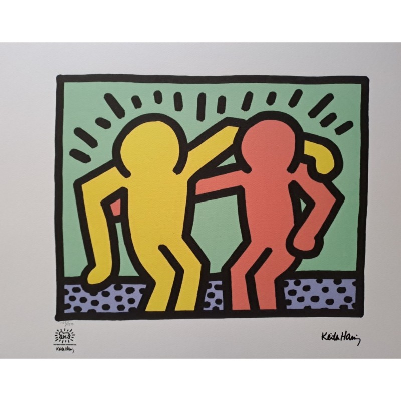 "Friendship" Lithograph by Keith Haring (after)