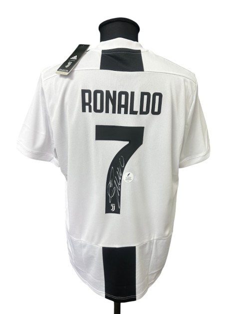 Cristiano Ronaldo's Juventus Signed Official Shirt, 2018/19