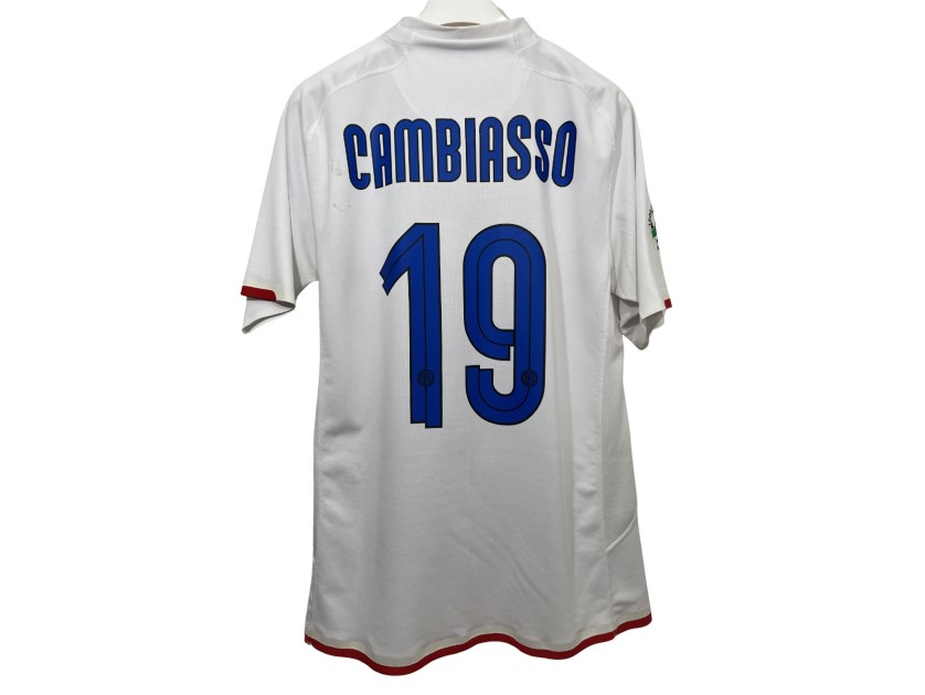 Cambiasso's Inter Match-Issued Shirt, Serie A 2007/08