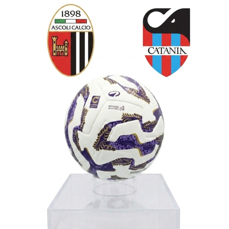 First Goal Serie C Play-Off Signed Match-Ball, Ascoli vs Catania 2026