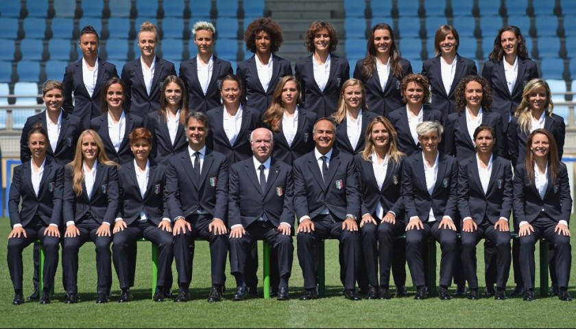 Italy Women's National Football Team Trench by Ermanno Scervino 