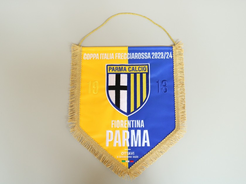 Gagliardetto gara Fiorentina vs Parma, Coppa Italia 2023