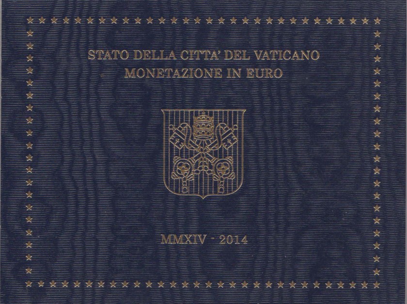 Francesco Pope - Original coins Vatican 2014 in Official folder