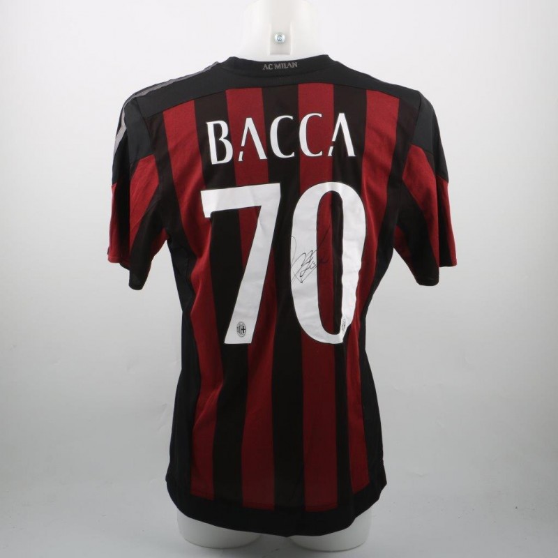 Bacca Milan shirt, issued/worn Serie A 15/16 - signed