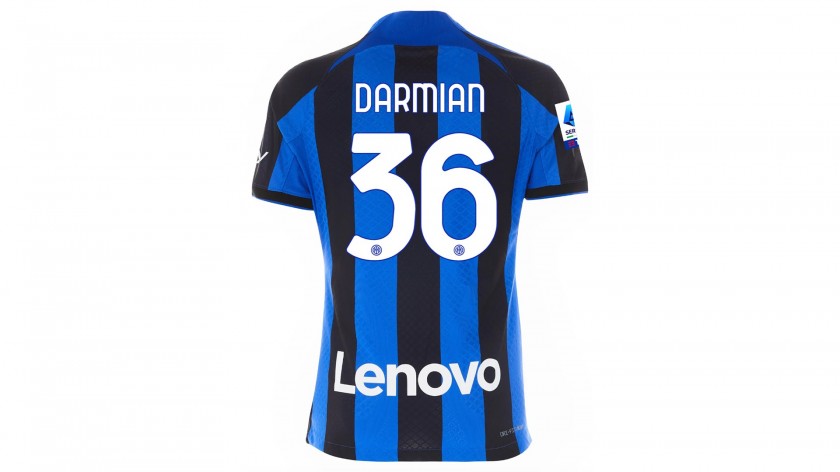 Darmian’s FC Inter Shirt, 2022-2023, Signed with Personalized Dedication