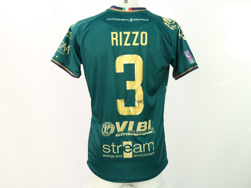 Maglia Rizzo Unwashed Feralpisalò vs Pro Vercelli, 2024 - Autografata