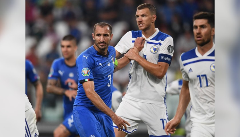 Chiellini's Match Shirt, Italy-Bosnia 2019