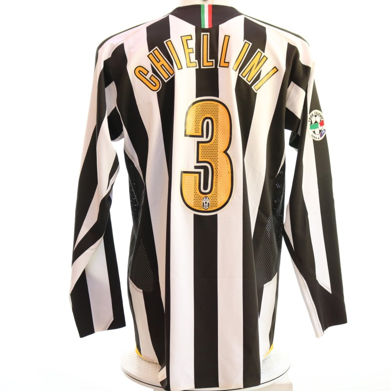 Chiellini's Juventus Match-Issued Shirt, 2005/06