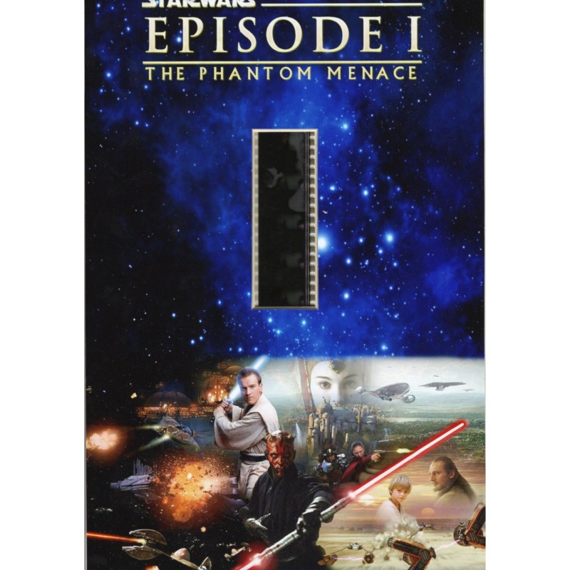 Maxi Card con frammenti originali della pellicola Star Wars: Episodio I - La Minaccia Fantasma