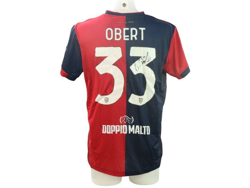 Obert's Signed Unwashed Shirt, Juventus vs Cagliari 2024