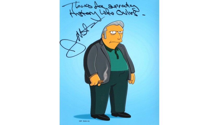 "The Simpson" - Joe Mantegna (Fat Tony) Signed Photograph