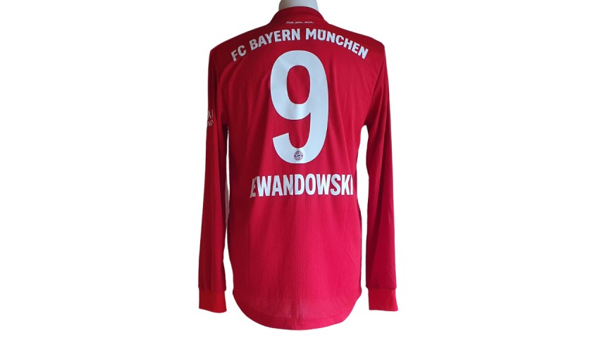 Lewandowski's Bundesliga FC Bayern Munich Match Shirt - CharityStars