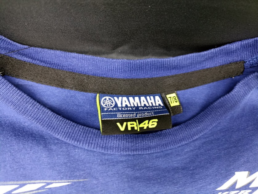 Valentino Rossi Official Signed Yamaha T-shirt - CharityStars