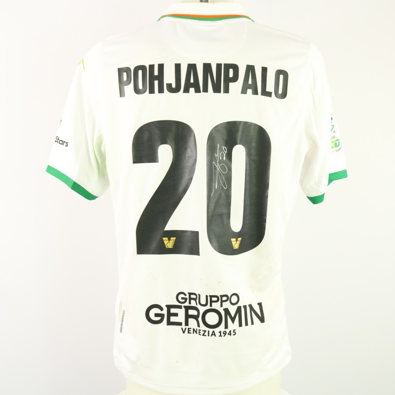 Pohjanpalo's Unwashed Signed Shirt, Lecco vs Venezia 2024