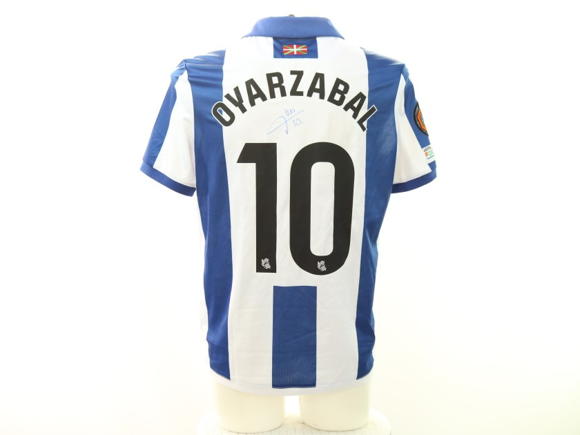 Oyarzabal's Real Sociedad vs Dynamo Kyiv Signed Unwashed Shirt, Europa League 2024