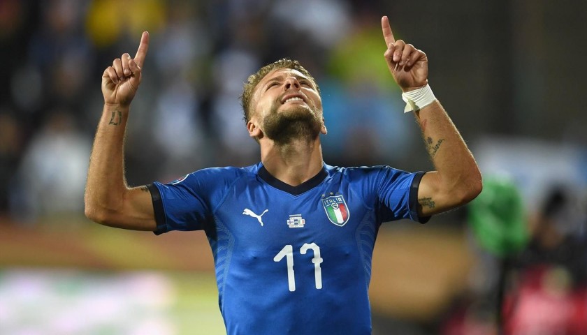 Immobile's Match Shirt, Finland-Italy 2019