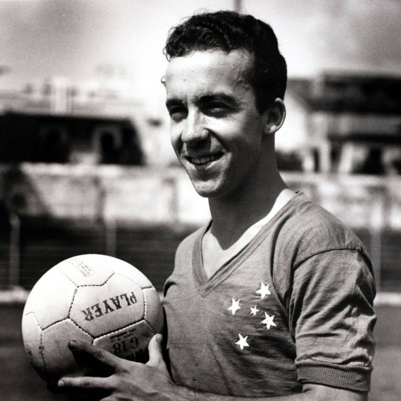 Tostao's Cruzeiro Worn Shirt, 1971