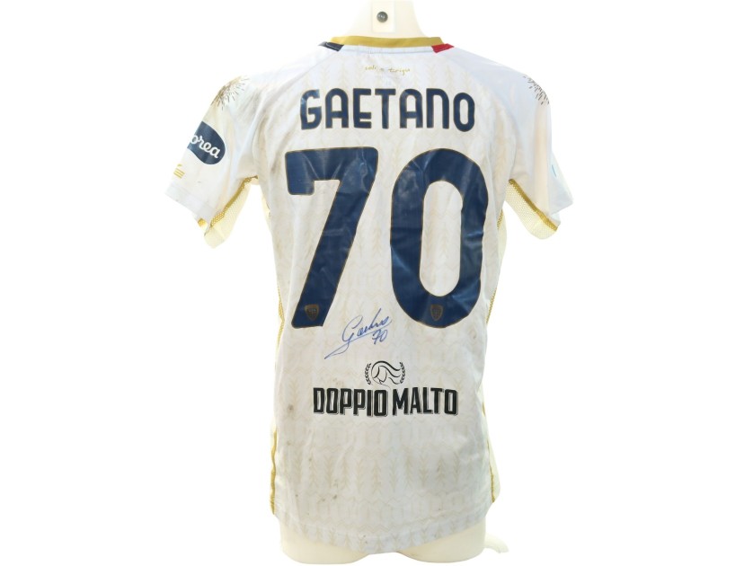 Gaetano's Signed Unwashed Shirt, Genoa vs Cagliari 2024