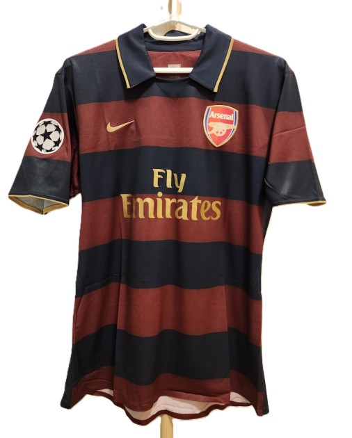 Fabregas' Arsenal 2007/08 Champions League Match-Issued shirt