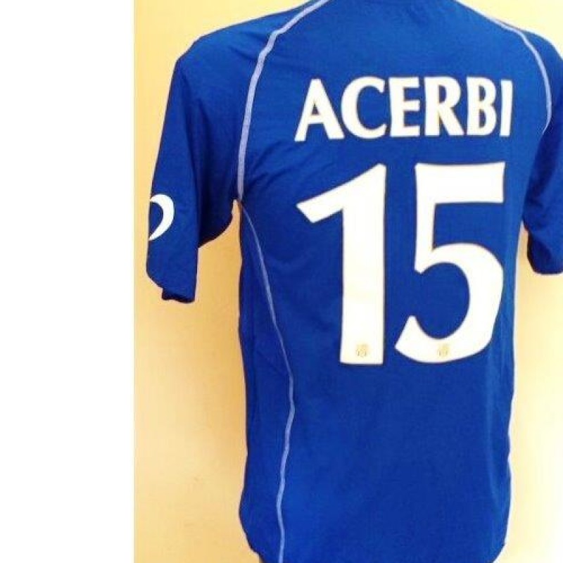 Acerbi Sassuolo match iussed/worn shirt, Tim Cup 2014/2015