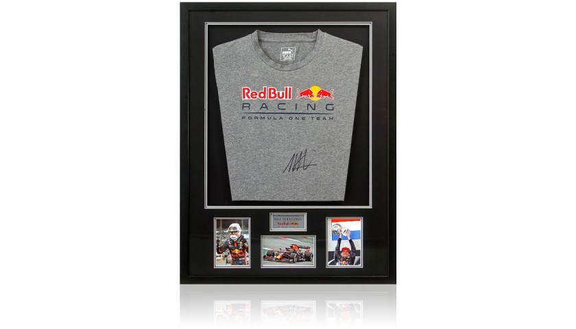 Red Bull Shirt Signed by Max Verstappen